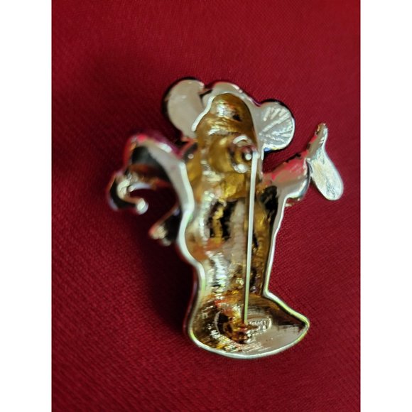 Christmas Mickey Mouse Pin Signed Napier - Picture 4 of 8